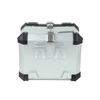 45L Motorcycle Aluminum alloy tail box Silver